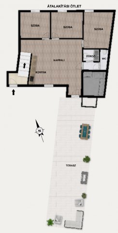 Eladó téglalakás, Budapesten, VI. kerületben, Rózsa utcában