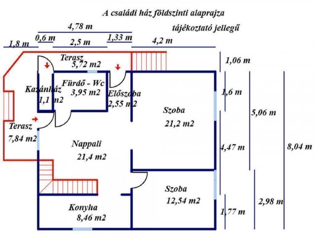 Eladó családi ház, Kiskunfélegyházán 118.5 M Ft, 6+1 szobás