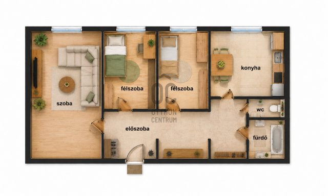 Eladó panellakás, Budapesten, XIX. kerületben 67.5 M Ft, 3 szobás
