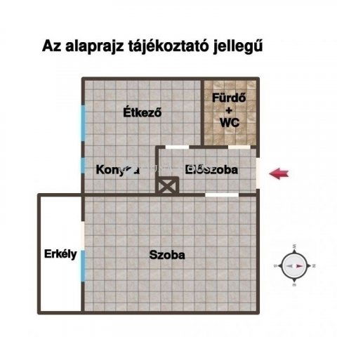Eladó panellakás, Budapesten, XV. kerületben 42.9 M Ft, 1 szobás