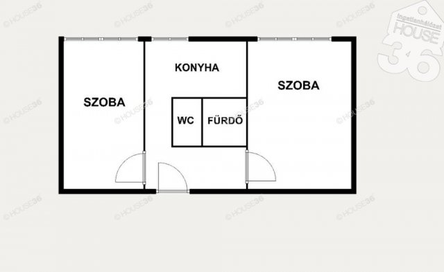 Kiadó panellakás, albérlet, Kecskeméten 160 E Ft / hó, 2 szobás