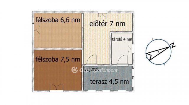 Eladó telek, Dunaharasztin 39.9 M Ft / költözzbe.hu