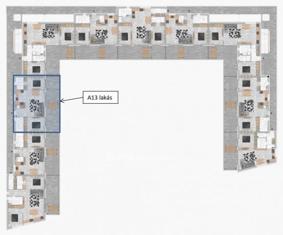 Eladó téglalakás, Tiszafüreden 81.8 M Ft, 3 szobás