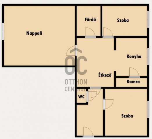 Eladó téglalakás, Kecskeméten 69.9 M Ft, 3 szobás