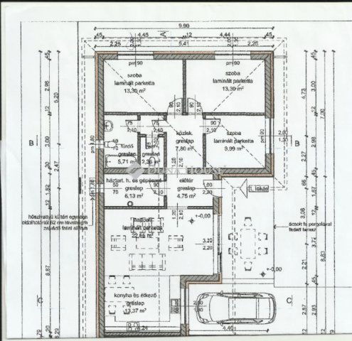 Eladó ikerház, Sülysápon 94 M Ft, 4 szobás
