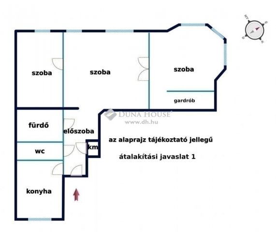 Eladó téglalakás, Budapesten, VII. kerületben 87.5 M Ft