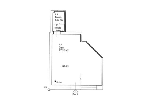 Eladó üzlethelyiség, Budapesten, XV. kerületben 32.9 M Ft