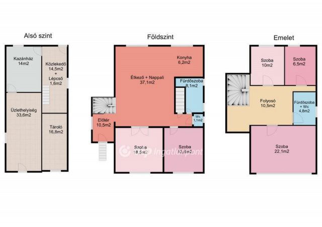 Eladó családi ház, Hajdúböszörményen 115 M Ft, 4+1 szobás