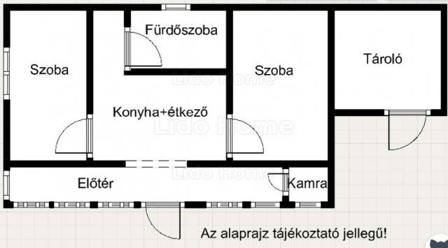 Eladó családi ház, Ságváron 33 M Ft, 2 szobás