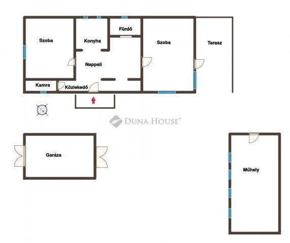 Eladó családi ház, Bakonyszombathelyen 39 M Ft, 3 szobás