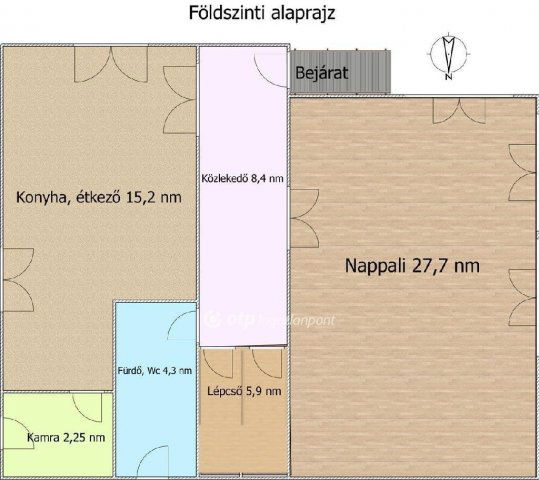 Eladó családi ház, Dömsödön 49 M Ft, 3 szobás
