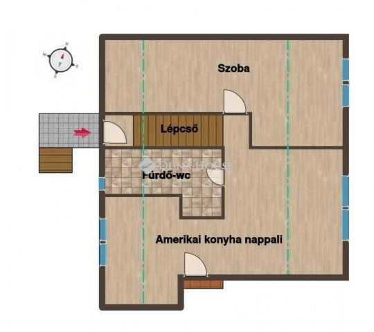 Eladó téglalakás, Pécsett 69.9 M Ft, 2 szobás