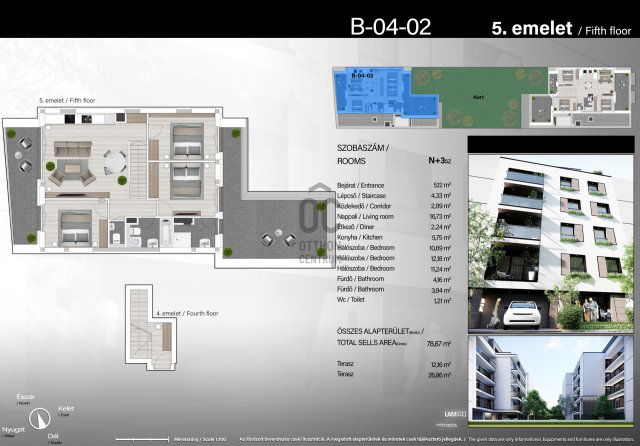 Eladó téglalakás, Budapesten, XIII. kerületben 171.478 M Ft