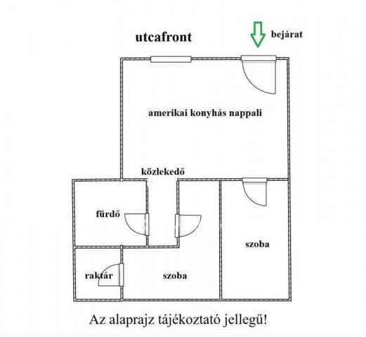 Eladó téglalakás, Budapesten, VII. kerületben 62.9 M Ft