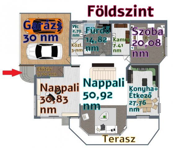 Eladó családi ház, Révfülöpön 269.9 M Ft, 5 szobás