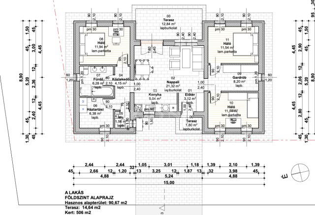 Eladó családi ház, Kiskunlacházán 77.35 M Ft, 4 szobás