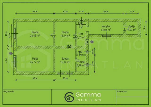 Eladó családi ház, Miskolcon 43 M Ft, 4 szobás