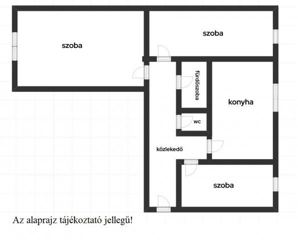 Eladó téglalakás, Nyíregyházán 33.9 M Ft, 1+2 szobás