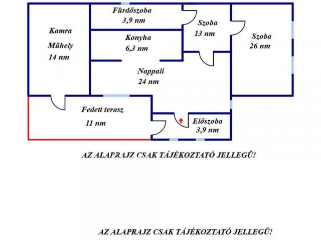 Eladó családi ház, Szelevényen 18 M Ft, 3 szobás