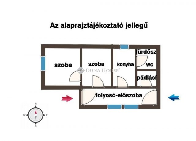Eladó családi ház, Dégen 11.5 M Ft, 2 szobás