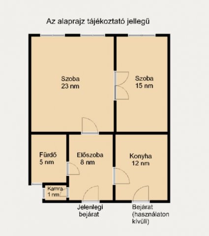 Eladó téglalakás, Budapesten, VIII. kerületben 63 M Ft, 2 szobás