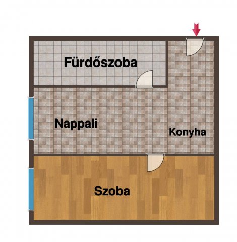 Eladó téglalakás, Budapesten, X. kerületben 50 M Ft, 2 szobás