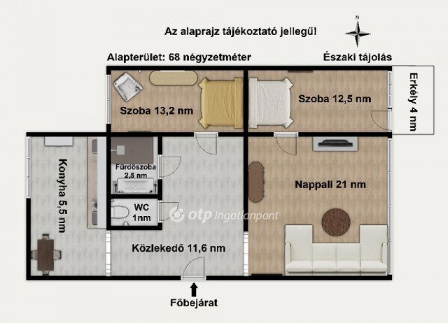 Eladó panellakás, Budapesten, X. kerületben 72 M Ft, 3 szobás
