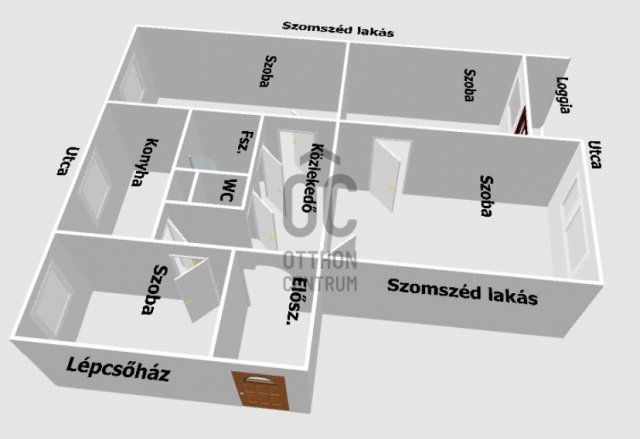 Eladó panellakás, Szegeden 53.9 M Ft, 4 szobás
