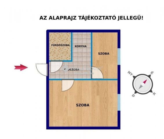 Eladó panellakás, Székesfehérvárott 34 M Ft, 2 szobás
