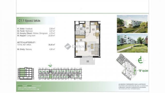 Eladó téglalakás, Debrecenben 52.99 M Ft, 1 szobás
