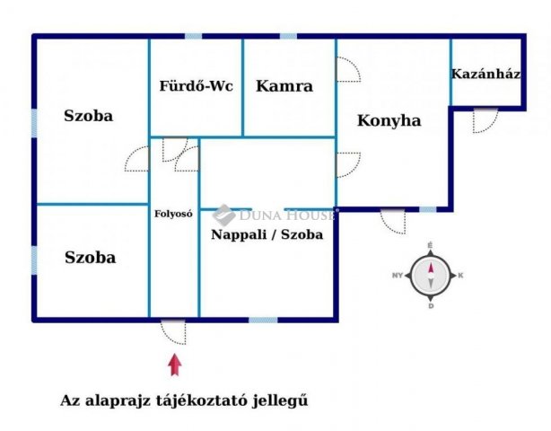 Eladó családi ház, Délegyházán 39.9 M Ft, 3 szobás
