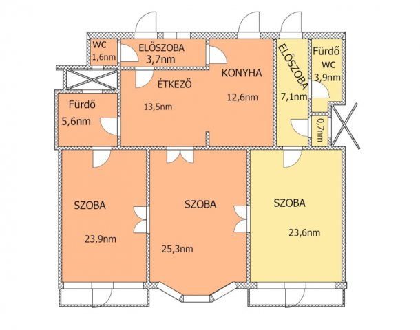 Eladó téglalakás, Budapesten, I. kerületben 164.7 M Ft, 3 szobás