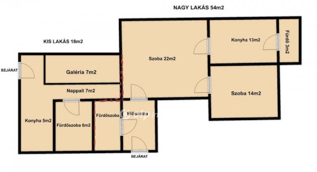 Eladó téglalakás, Budapesten, V. kerületben 124.9 M Ft