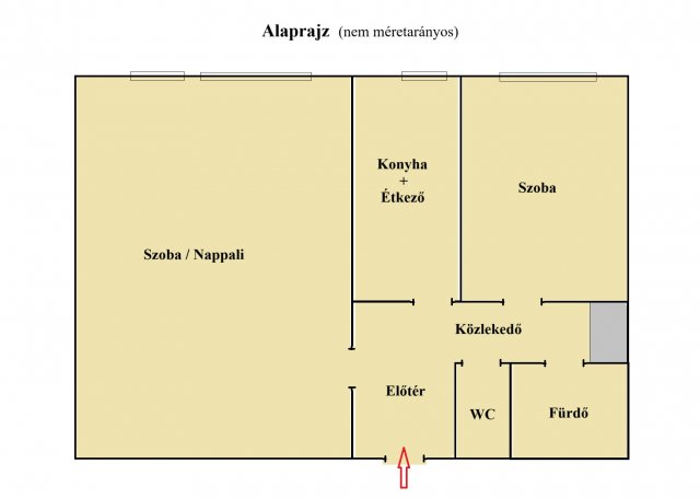 Eladó panellakás, Ajkán, Béke utcában 26.9 M Ft, 2 szobás