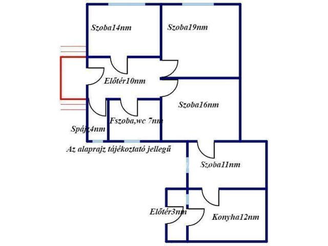 Eladó családi ház, Nyírlugoson 13 M Ft, 3+1 szobás