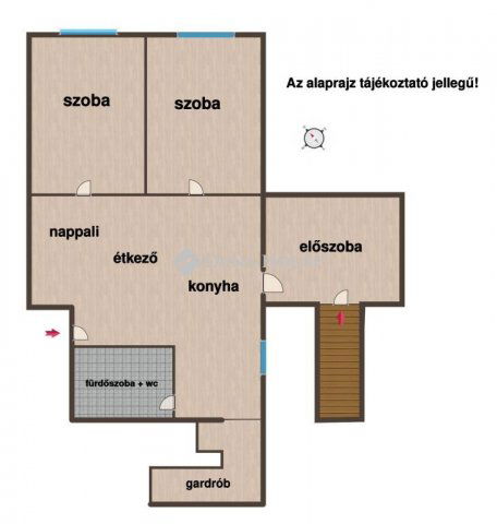 Eladó téglalakás, Felsőörsön 35 M Ft, 3 szobás