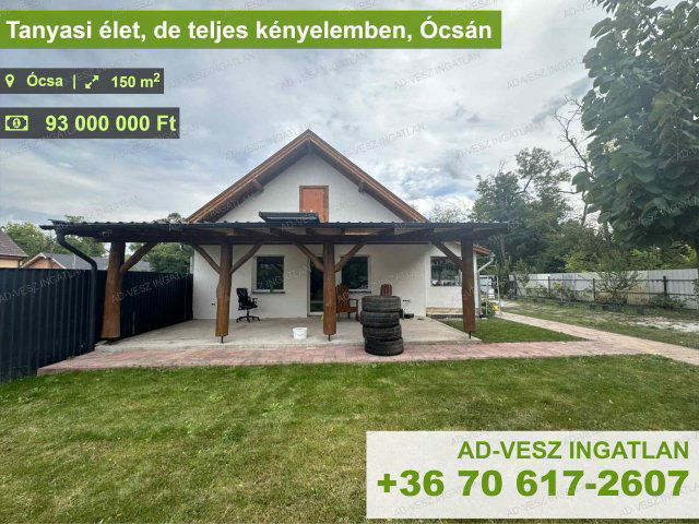 Eladó mezogazdasagi ingatlan, Ócsán 93 M Ft, 4 szobás