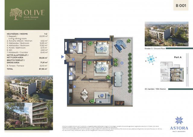 Eladó téglalakás, XIII. kerületben, Szent László úton