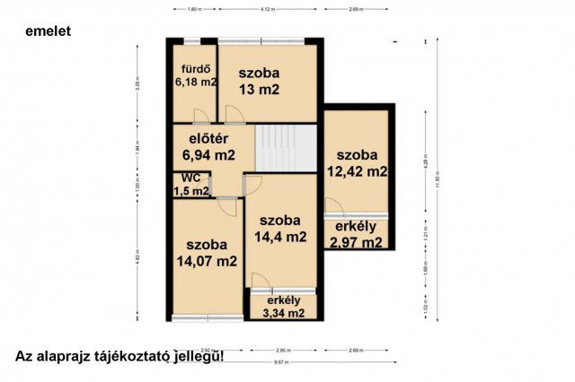 Eladó sorház, Békéscsabán 65 M Ft, 5 szobás