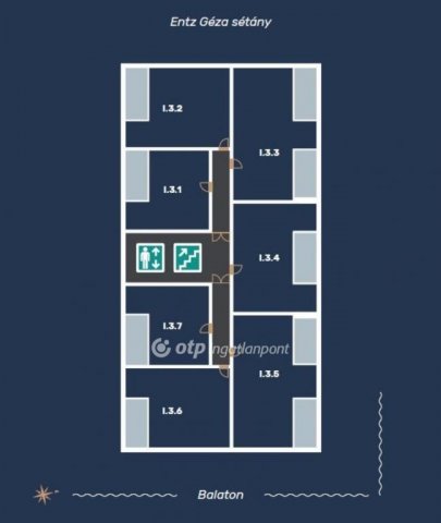 Eladó téglalakás, Keszthelyen 120 M Ft, 3 szobás