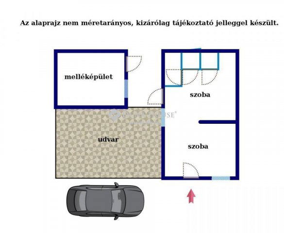Eladó családi ház, Sajószentpéteren 12.9 M Ft, 1 szobás