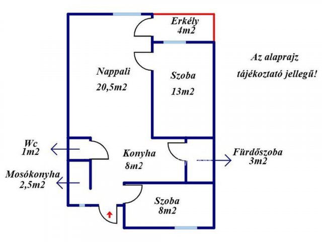 Eladó téglalakás, Békésen 29.9 M Ft, 2+1 szobás