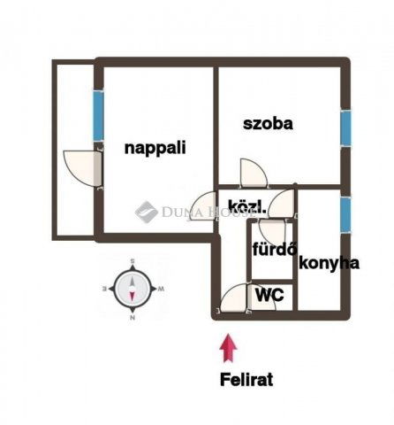 Eladó panellakás, Pécsett 43 M Ft, 2 szobás