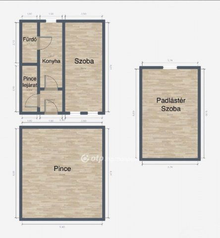 Eladó családi ház, Csongrádon 9 M Ft, 2 szobás