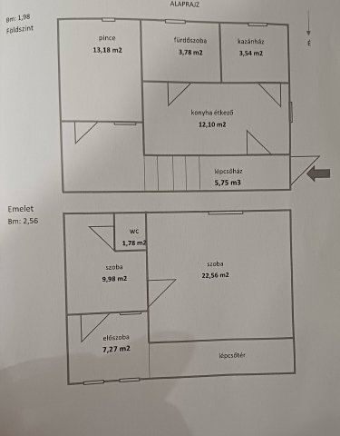 Eladó családi ház, Salgótarjánban, Erdőalja közben 44 M Ft