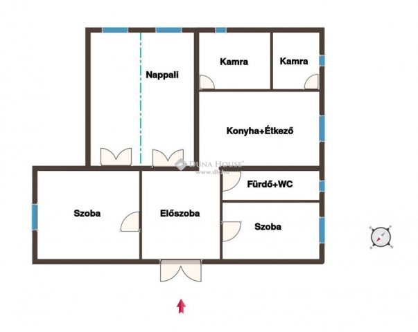 Eladó téglalakás, Ácson 25 M Ft, 3 szobás