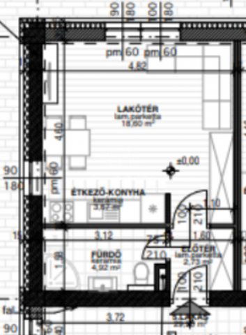 Eladó téglalakás, Kiskunlacházán 32.45 M Ft, 1 szobás