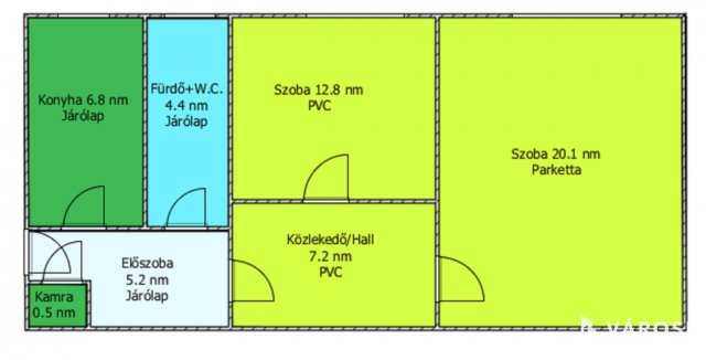 Eladó téglalakás, Salgótarjánban 19.5 M Ft, 2 szobás