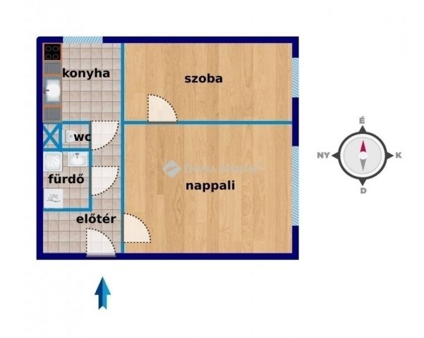 Eladó panellakás, Kecskeméten 46.9 M Ft, 2 szobás