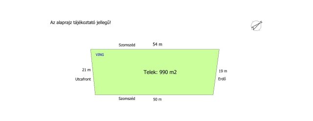Eladó mezogazdasagi ingatlan, Töltéstaván 9.9 M Ft